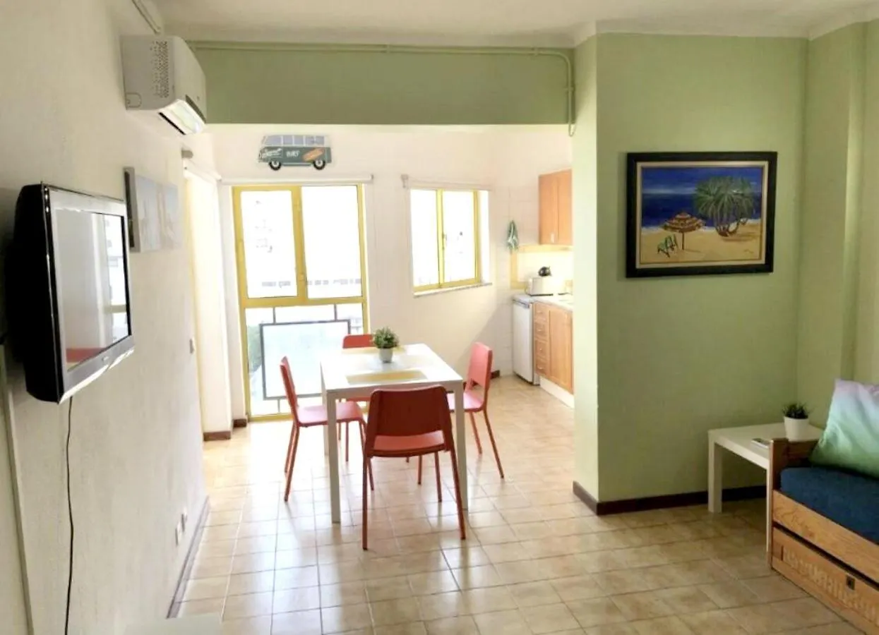 Charming Apartment With Balcony In Portimao, 55 Sqm, Pool View 0*,  Πορτογαλία